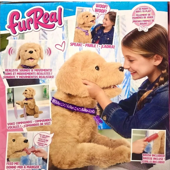FurReal Biscuit My Lovin’ Pup-22 INCH- Responds To Voice Commands- Motion